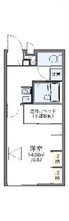 レオパレスヴィヴァーチェ【1階】の間取り