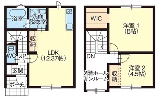 リッツガーデン美園の間取り