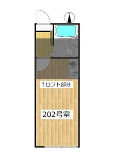 レオパレス南生田【2階】の間取り