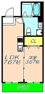 SH森ノ宮EAST【1階】の間取り