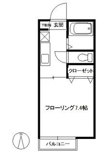 デルニエA【2階】の間取り