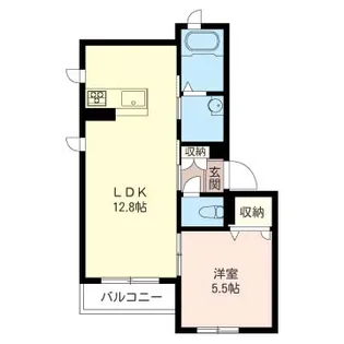 メイプルヒル【2階】の間取り