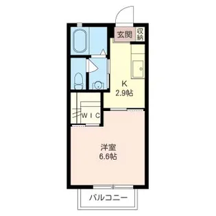 マーヴェラスヴューIV【1階】の間取り