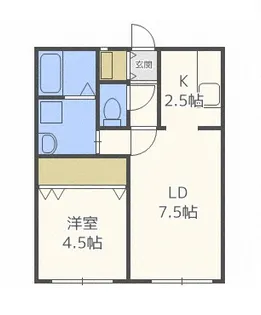 ChouChou大曲 II【2階】の間取り