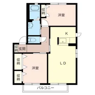 シャーメゾンまほろばII【1階】の間取り
