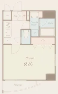 カノンパレス【4階】の間取り