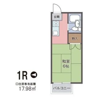 Leeハイム【2階】の間取り