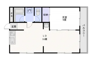 ウインドハイム横山【2階】の間取り