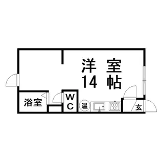 パークサイド貴【1階】の間取り