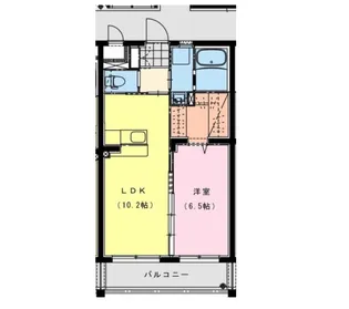 サンスカイメゾン【3階】の間取り