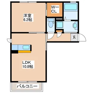 サリ-レ新屋敷I番館・II番館【2階】の間取り
