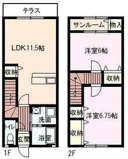 グッドネイバー【1階】の間取り