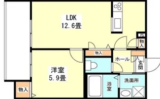 heritage八雲【1階】の間取り