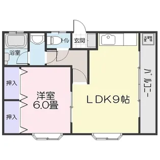 フィオーレ・甲府【2階】の間取り