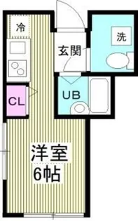 1Rの間取り画像