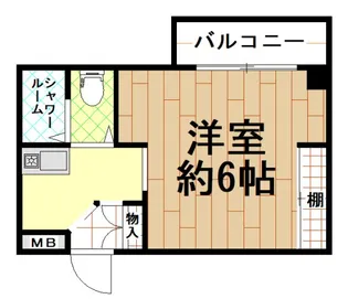 ロフティ岡田【5階】の間取り