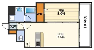 プレサンス梅田東クォーレ【5階】の間取り