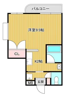 鹿児島県鹿児島市紫原5【マンション】の間取り