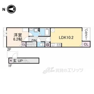 エンジェル2【2階】の間取り