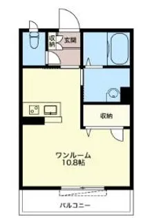 メゾンドダンドリオン【1階】の間取り