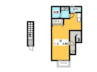 フィアス松倉【2階】の間取り
