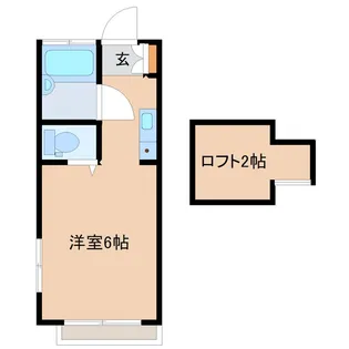 1Kの間取り画像