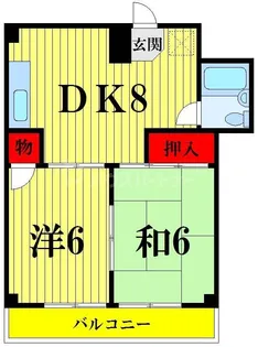 コーポはば【4階】の間取り