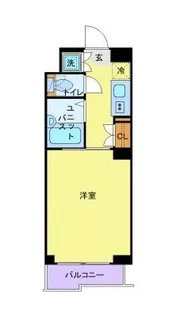 ルーブル芝公園【8階】の間取り