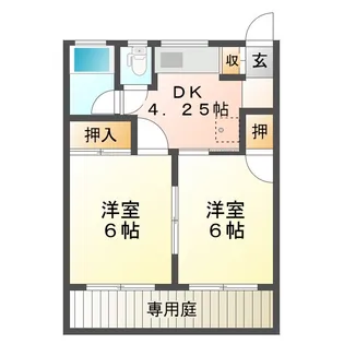 ヴィオーラ【1階】の間取り