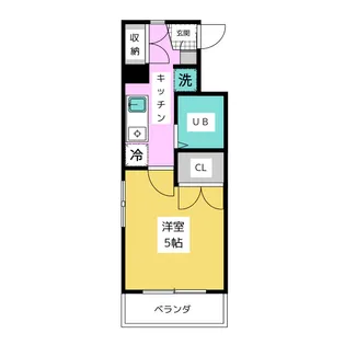 セリバテール呼続【3階】の間取り