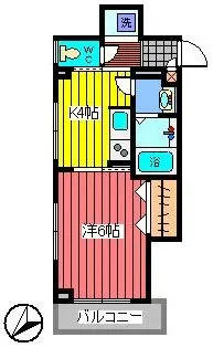 埼玉県川口市青木4【マンション】の間取り