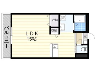 プランドール5番館【4階】の間取り