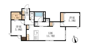 PLACIDO.N【1階】の間取り