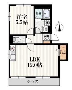 メゾン石神井【1階】の間取り