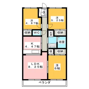 東伝ビル【3階】の間取り