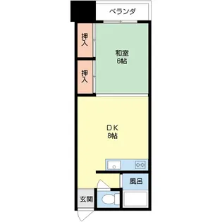 メゾン原富【2階】の間取り