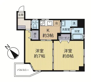 文京ツインタワー【2階】の間取り