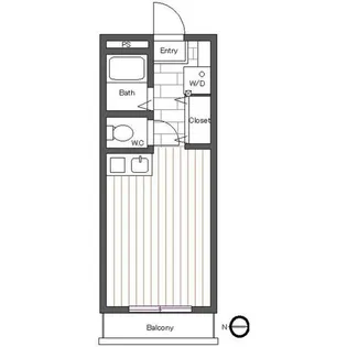 1Rの間取り画像