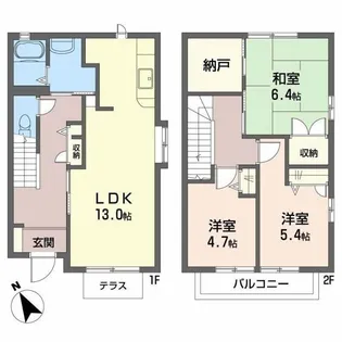 ツイン・アイリスの間取り