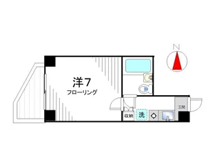 マイスタークエーレ西新宿【1階】の間取り