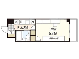 クルーズマンション【5階】の間取り