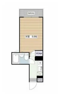 プリンセスコート赤堤【2階】の間取り