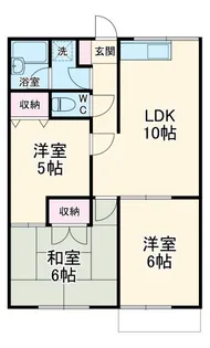 すまいる大和田【1階】の間取り
