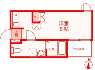ベイルーム長後【3階】の間取り
