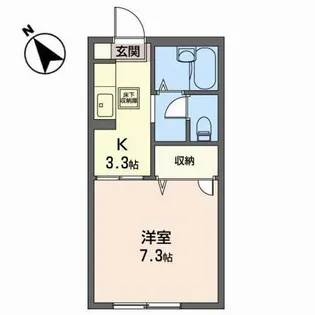 ドルフ・エイトク【1階】の間取り