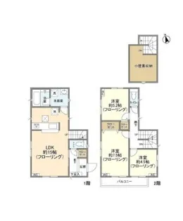 東京都府中市美好町3【一戸建】の間取り