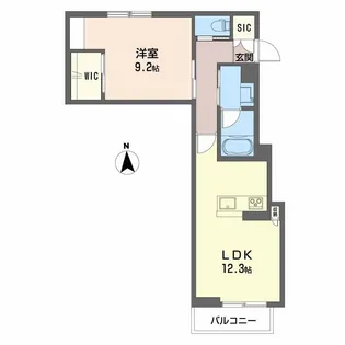 Grace六丁の目駅前【1階】の間取り