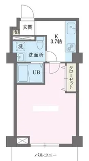 共栄町田ビル【4階】の間取り