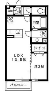 セジュールsakuraIII【1階】の間取り