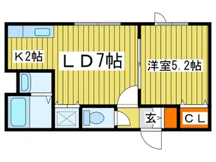 crane【2階】の間取り